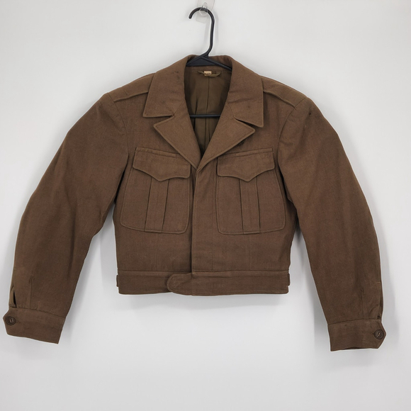 World War II U.S. Army Jacket, Field, Wool, O.D field Ike jacket - Picture 1 of 16